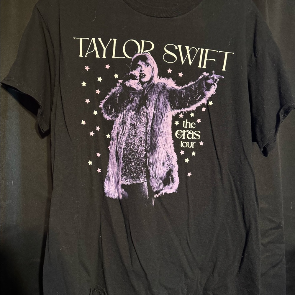 Black Taylor Swift Eras Tour T-Shirt